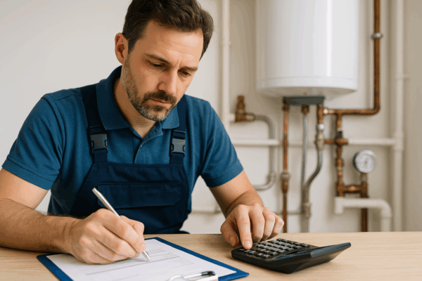 Presupuesto de fontanería